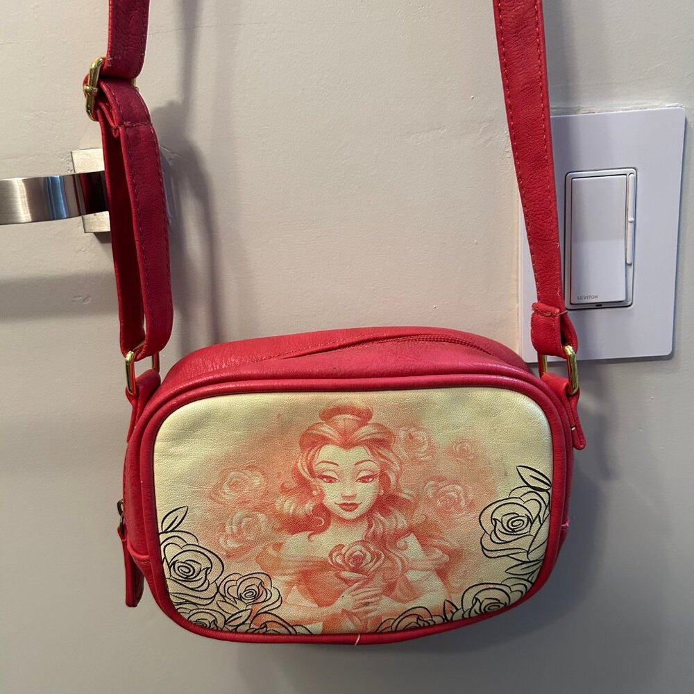 Disney Parks Boutique Belle Crossbody Bag Purse Beauty & The Beast Disneyland - Picture 9 of 9